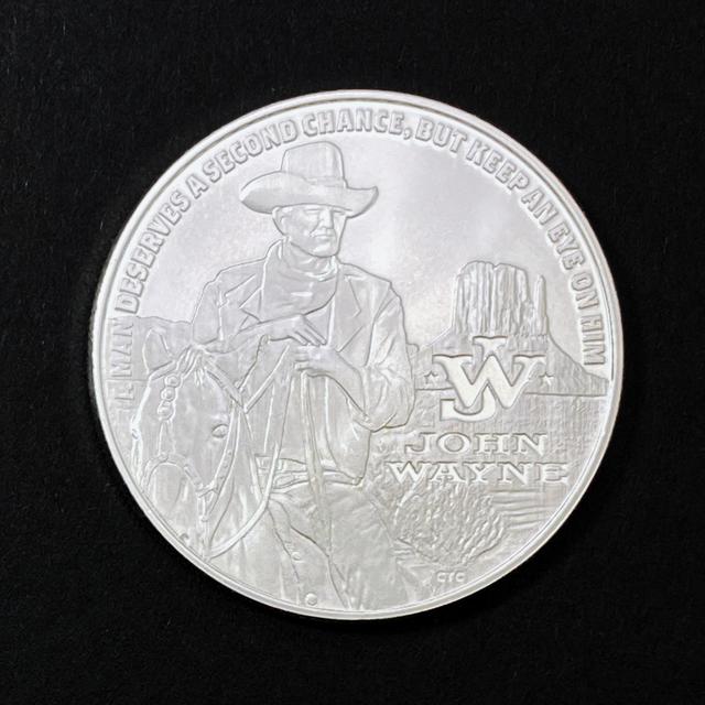 John Wayne Commemorative 1 oz Silver Coin