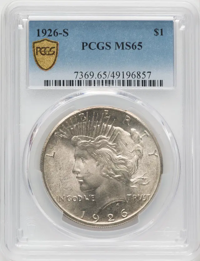 1926-S S$1 PCGS Secure