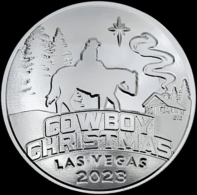 2023 Cowboy Christmas Commemorative Coin