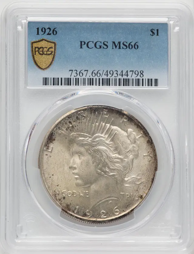 1926 S$1 PCGS Secure