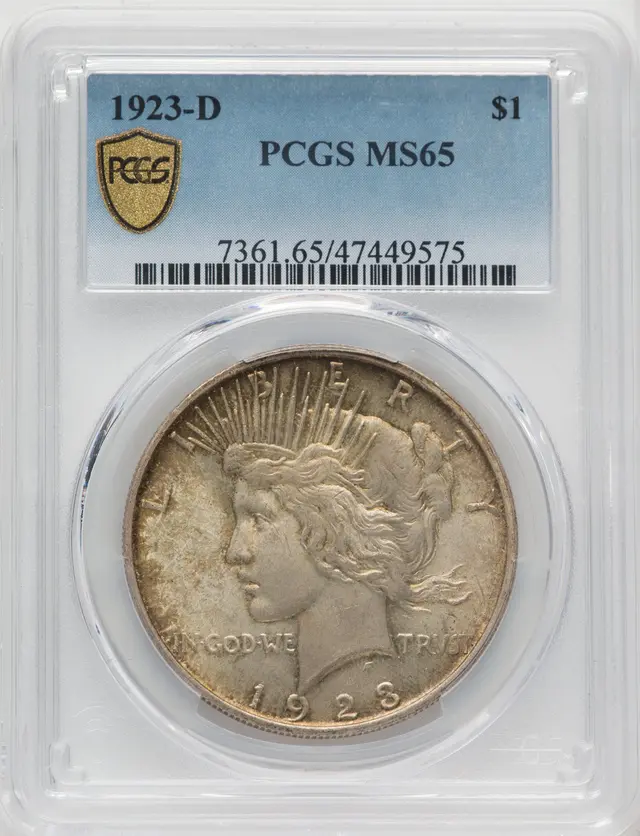 1923-D S$1 PCGS Secure