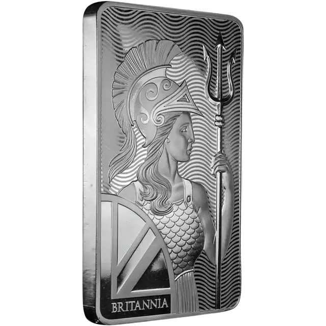 Britannia 10 Oz Silver Bar