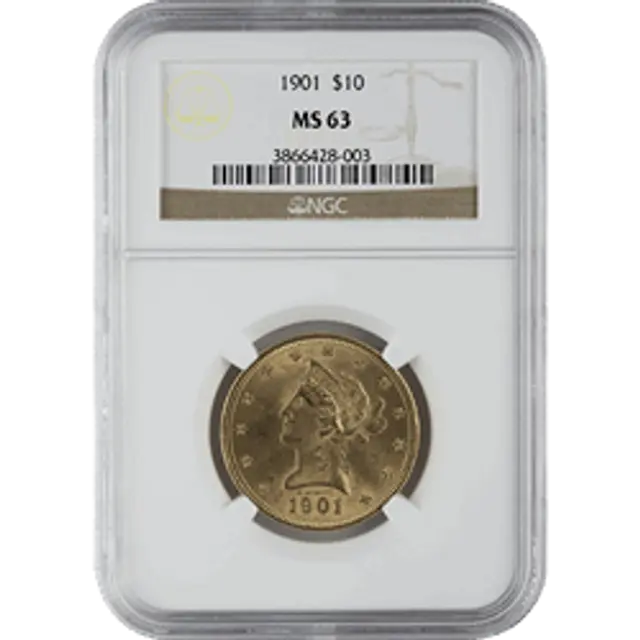 $10 Liberty U.s. Gold Ngc-63