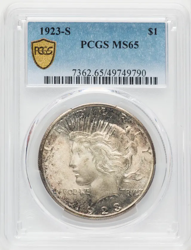 1923-S S$1 PCGS Secure